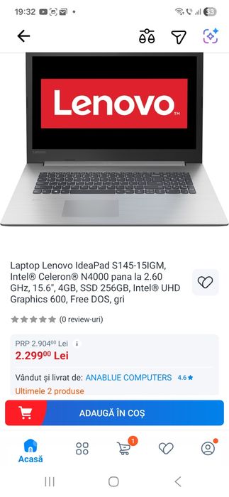 Laptop   Lenovo.