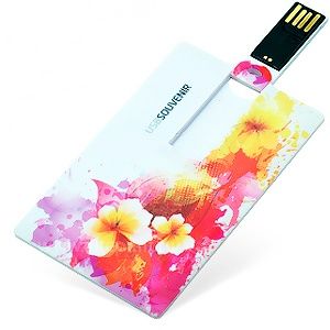 Флешка-визитка, Флешка-карта. пластик 16гб