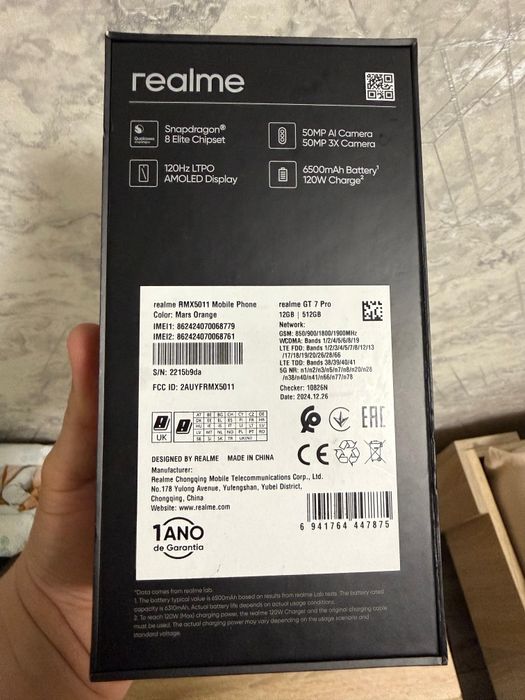 Realme GT 7 PRO 12/512