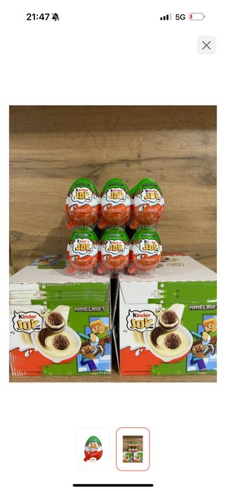 Киндер джой майнкрафт