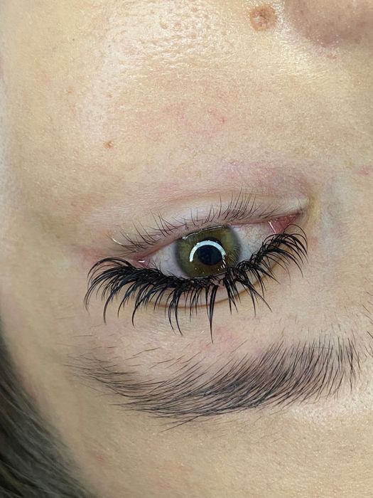 Наращивание и ламинирование ресниц + бровей Шугаринг+Депиляция Бикини