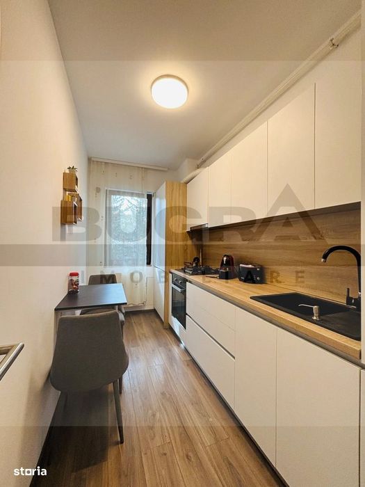 Apartament tip studio - finisat, mobilat, parcare, terasa, Luminia