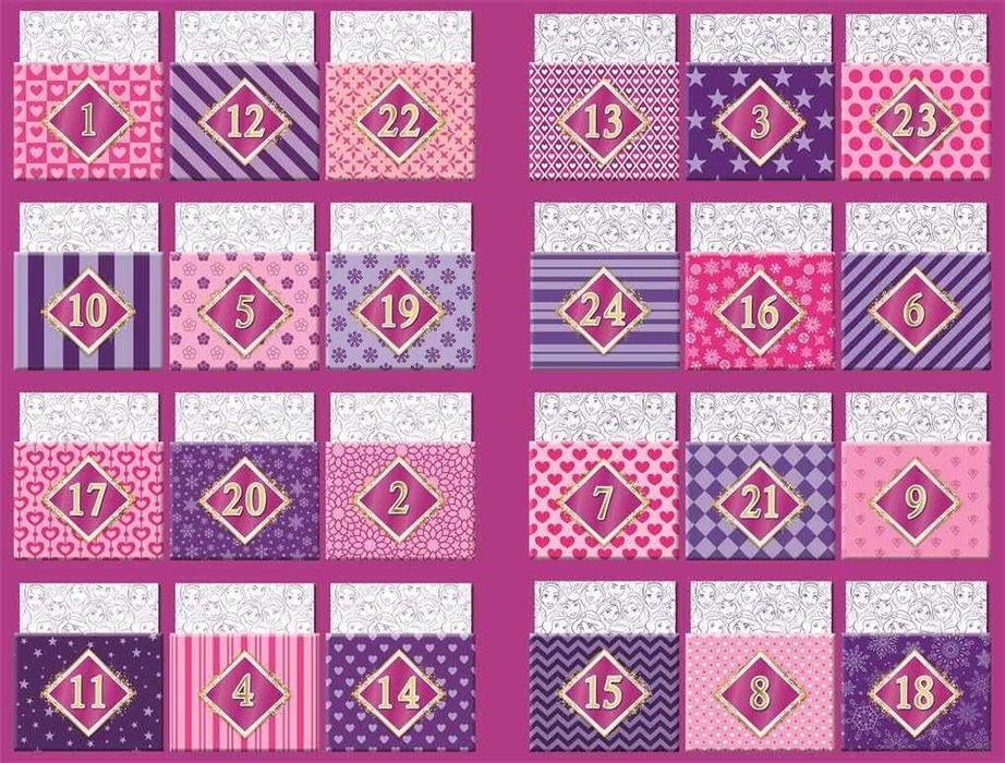 Disney advent адвент календар на англ.