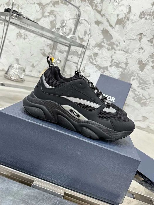 Dior B22 Black Calfskin