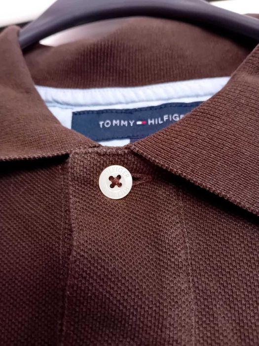 Оригинална фланелка с яка Tommy Hilfiger