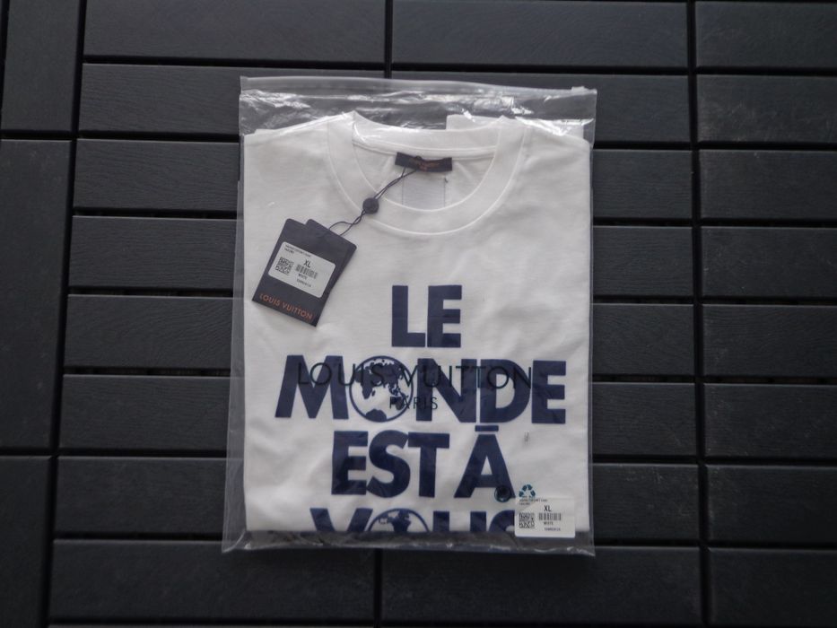 Мъжка тениска Louis Vuitton Le Monde Esta Vous