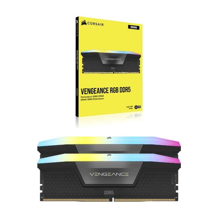 CORSAIR Vengeance RGB 32GB (2 x 16GB) RAM DDR5 6400 (PC5 51200)