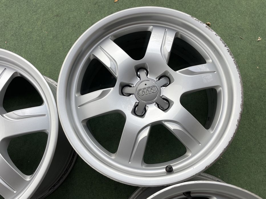 4бр. Отлични 17” Оригинални Джанти 5х112 за -AUDI- 7,5Jx17H2, ET28