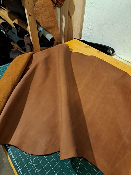 Piele tabacita, piele la metru, marochinarie, hand made, leather