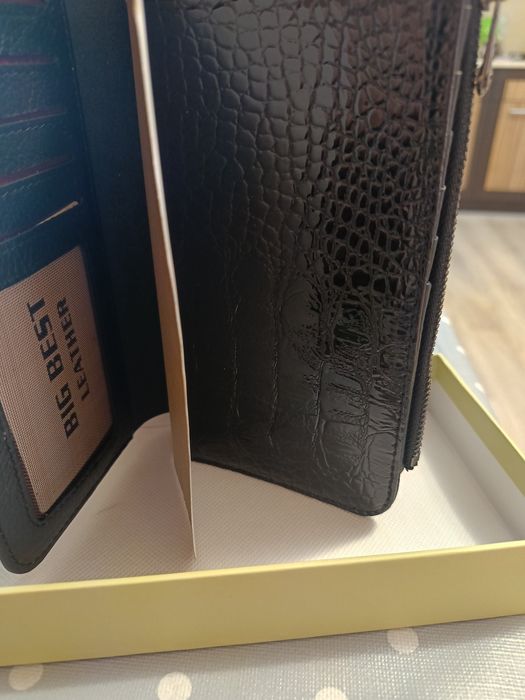 Дамско портмоне  Big Best Leather.Естесвена кожа
