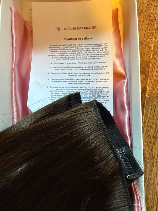 Extensii clip-on russian hair