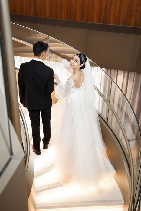 Шикарное свадебное платье