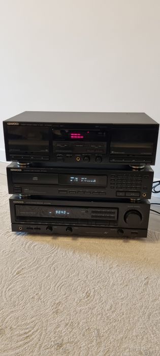 Linie Kenwood, receiver, cd player si dublu deck, perfecta stare