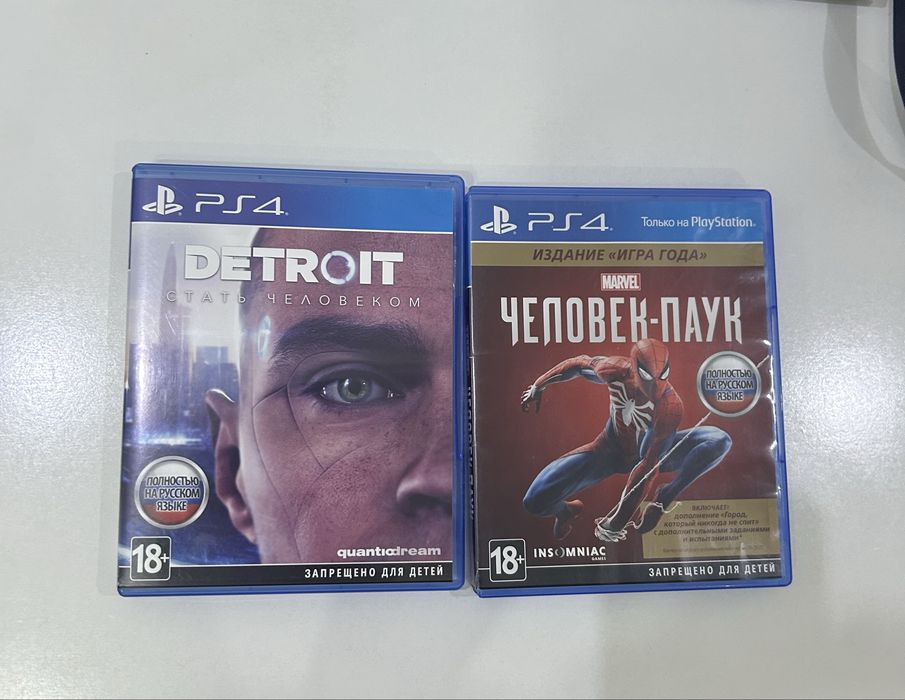 Диски Ps4 spiderman detroit