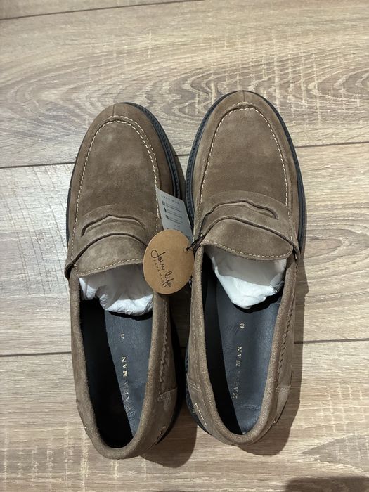 мужские лоферы бренда Zara