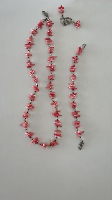 Комплект от истински корал