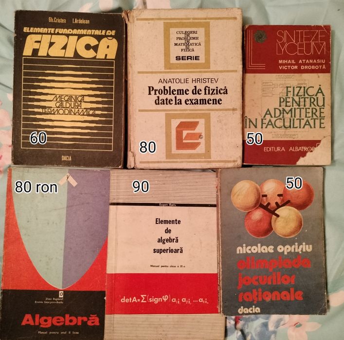 Matematica carti vechi