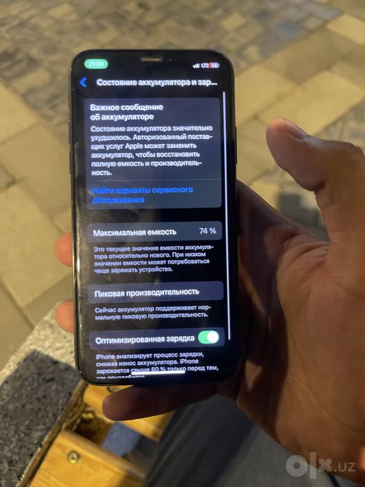 iphone xs ideal holatda