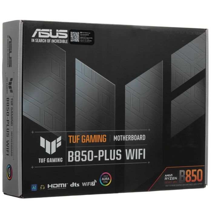 - Материнская плата MB Asus AMD AM5 TUF Gaming B850-Plus WiFi7 DDR5