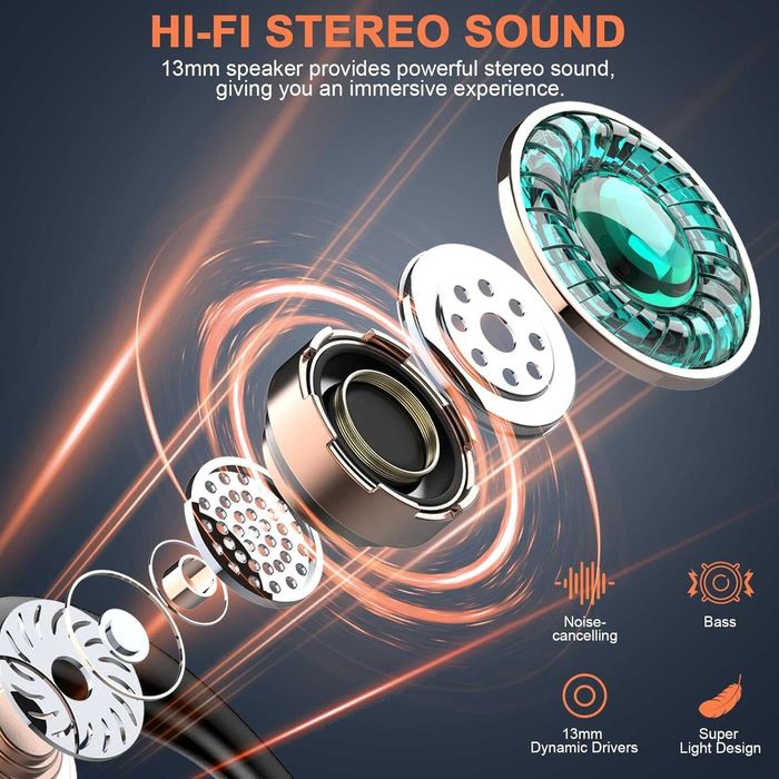 Bluetooth безжични слушалки с калъф за зареждане  Mysic