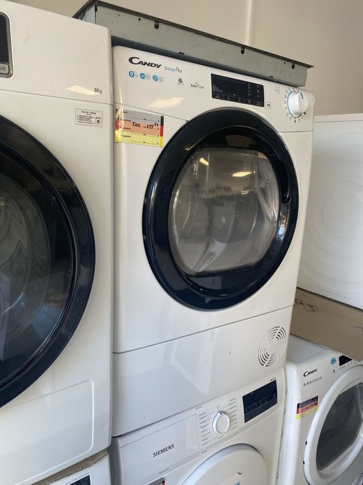 Сушилня Candy CSOE H9A2DE-S, Термопомпа, 9 кг, Клас