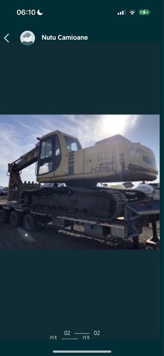 Komatsu pc 210 excavator senile