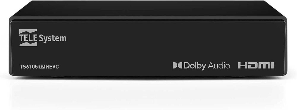 Decodor telesistem T2 TS6105,DVB-T2 HEVC pe 10 biți,FULL HD HDR HDMI