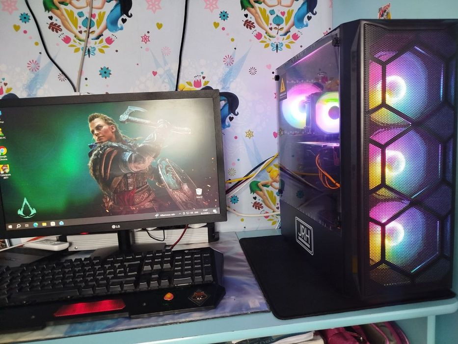 Геймърски Компютър 12/24 ядра/ 16GB DDR4/ Radeon RX 580 8G