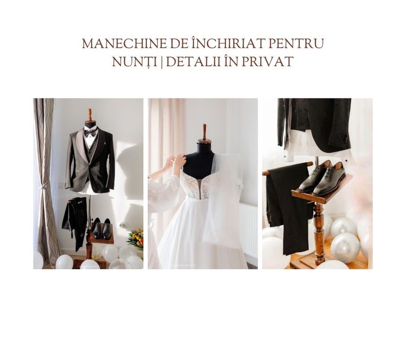 Manechine de inchiriat pentru nuntă