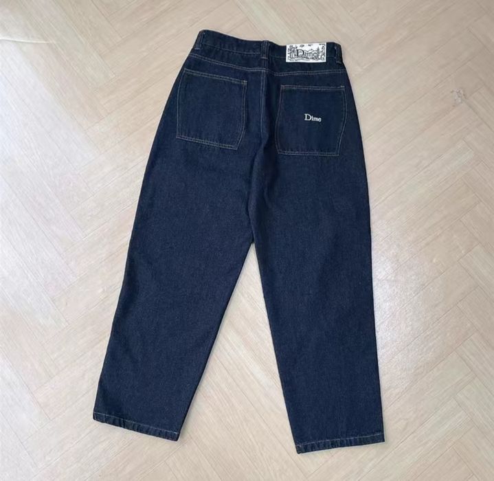 Dime dark blue baggy jeans продам бэгги джинсы Dime
