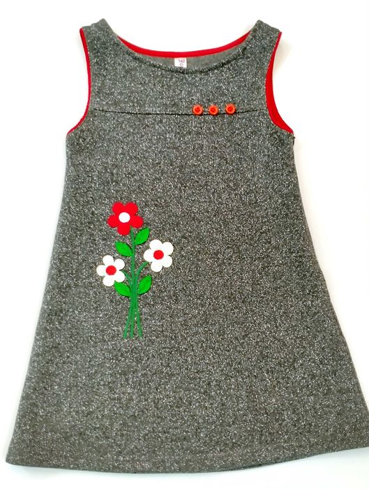 Продам сарафан теплый на 3-4 года