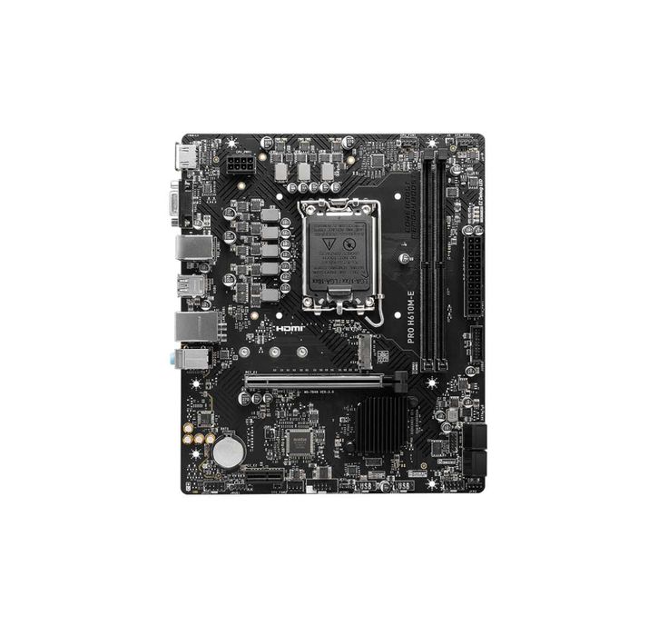 ; Материнская плата MSI PRO H610M-E DDR5 LGA1700