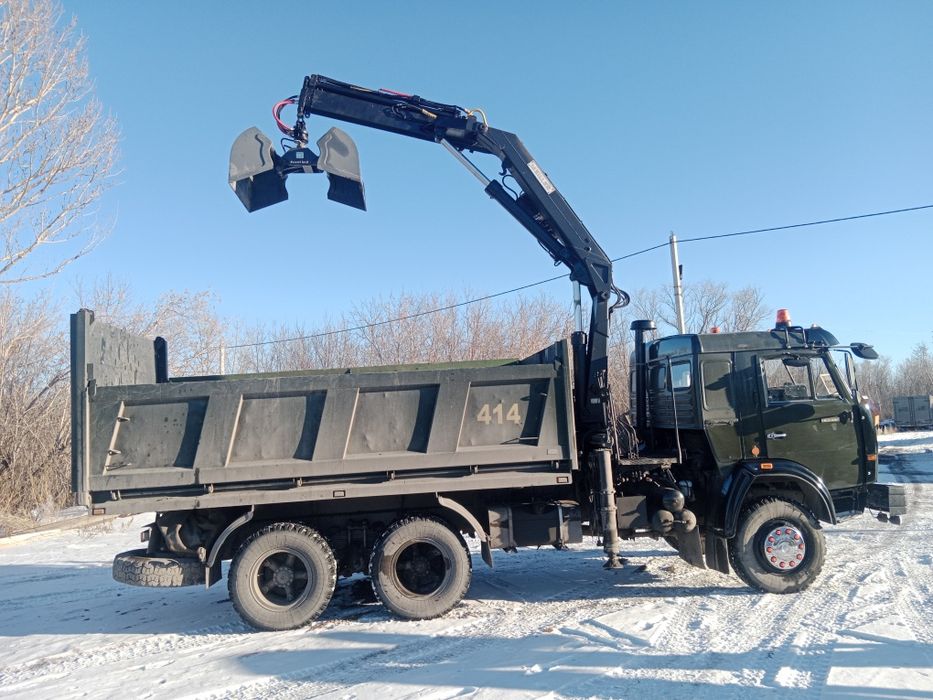 Вывоз мусора КамАЗ 14 тонн самогрущик