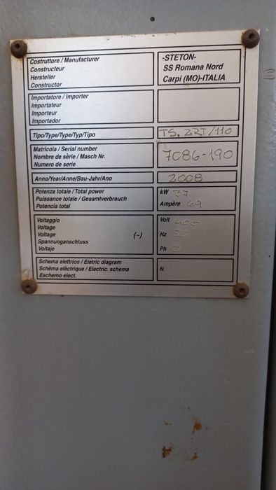 двувалов калибровачен шлайф 1100 мм.в перфектно състояние