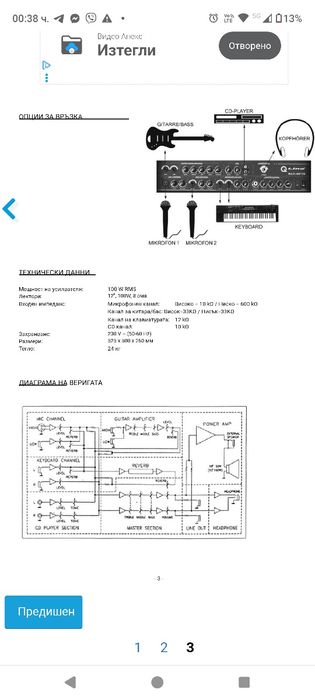 Кубе за китара 12 инча 100вт