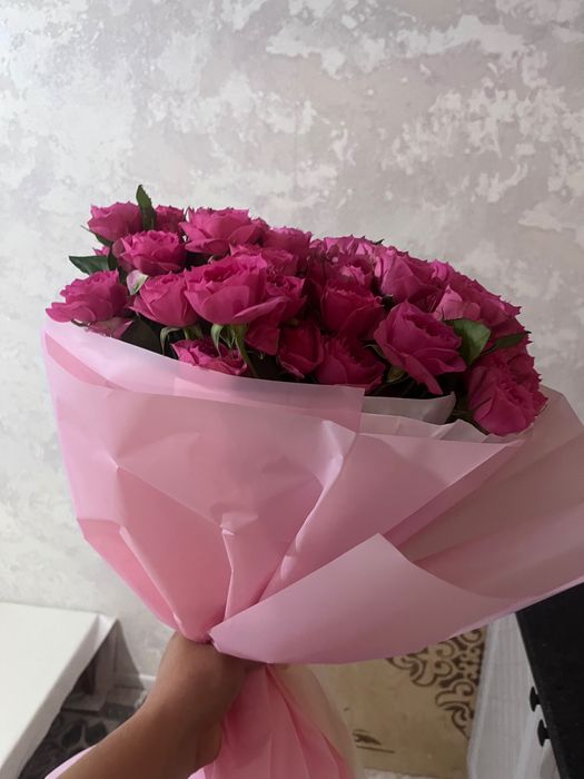 Букеты цветы, кустовые розы