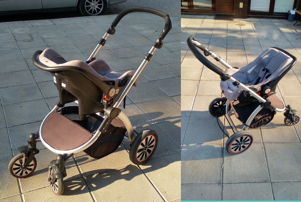 Комбинирана Детска Количка Lorelli Aurora + кош за кола и аксесоари