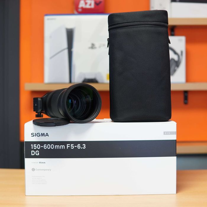 Obiectiv foto DSLR Sigma 150-600 mm f/5-6, 3 DG HSM OS Contemporary, Montura Nikon FX 5741911 / 12 LUNI GARANTIE