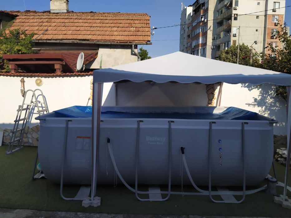 Басейн Bestway Power Steel 4.12m . 2.01m + много подаръци към него.