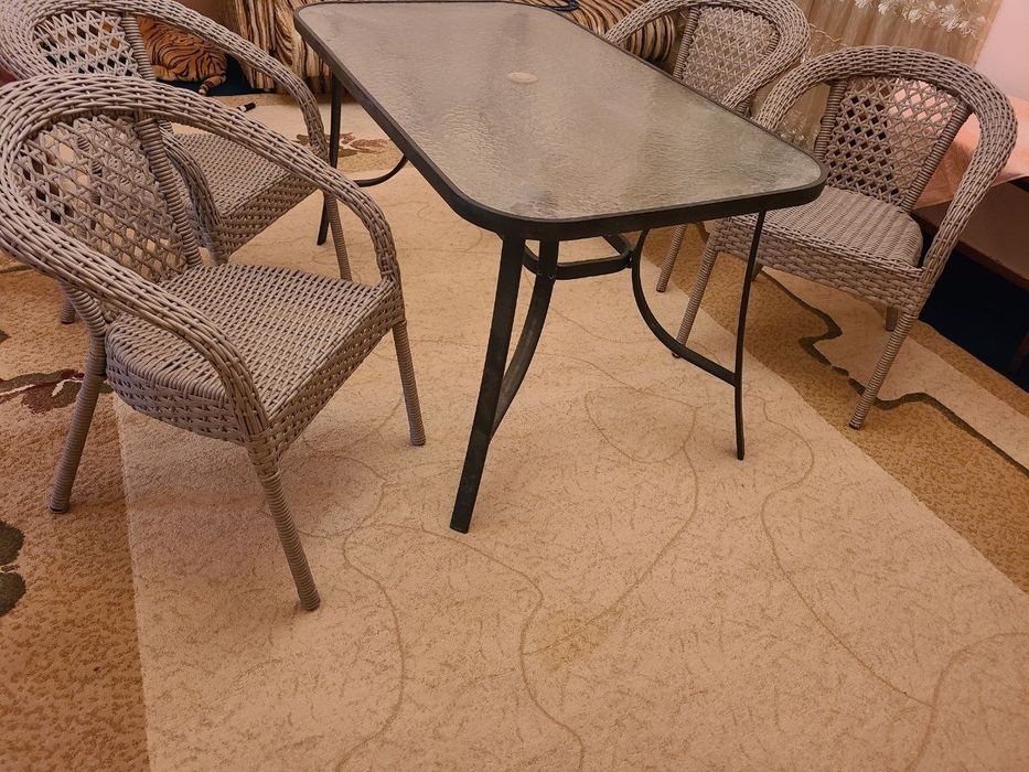 Плетенная садовая мебель. Ротанг