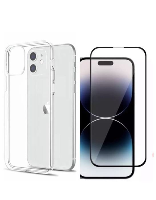 Husa Air Soft si Folie Sticla CXD 21D Iphone 14 15 16E 17 PRO MAX PLUS