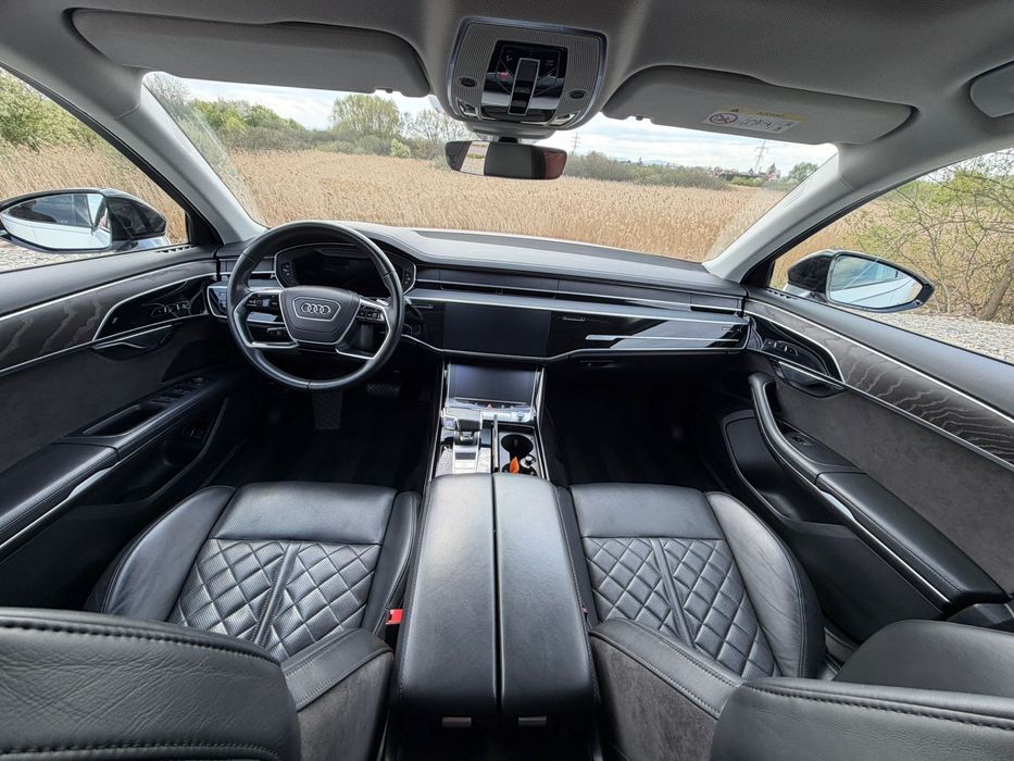 Audi A8L 60 TFSIe Quattro | 2021 | 124.929 km | Laser | HUD | ACC | Pano | Full Option | Plug-in Hybrid | Colant Alb Premium | TVA deductibil