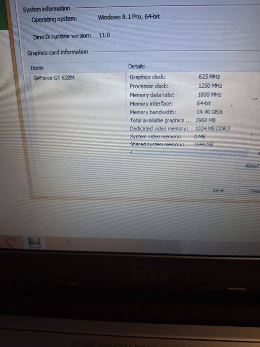 Laptop Incomplet  perfect functional Acer i3 ddr3