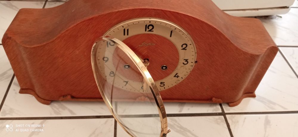 Немски старинен часовник с гонг Junghans.s