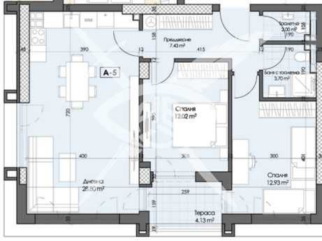 Тристаен апартамент в Кършияка