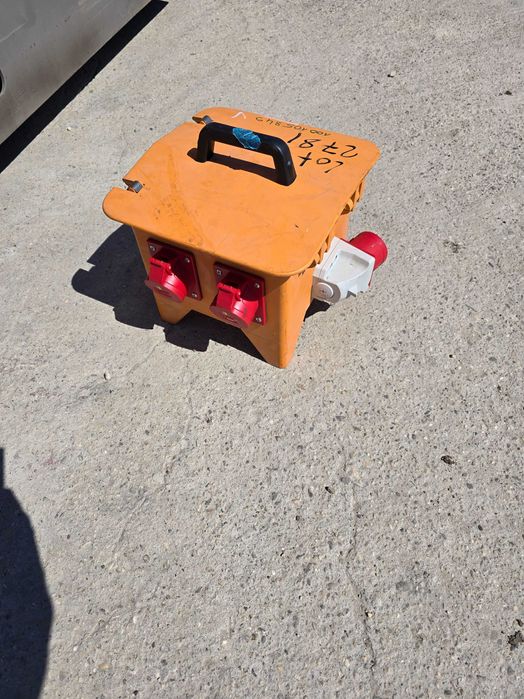 Tablou Electric Portabil PCE Spitz 32A - Organizare Santier - Cauciuc Plin