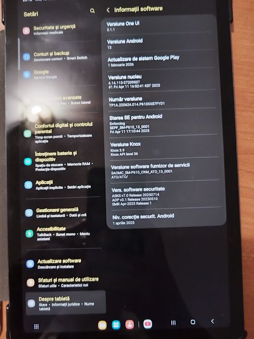 Tableta Samsung s6 lite