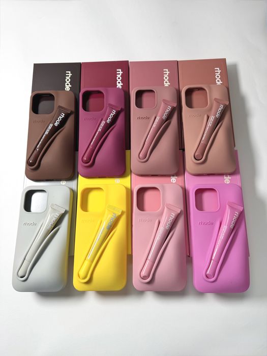 Rhode калъфи и Rhode гланцове Оригинал Rhode iPhone Case + Lip Gloss