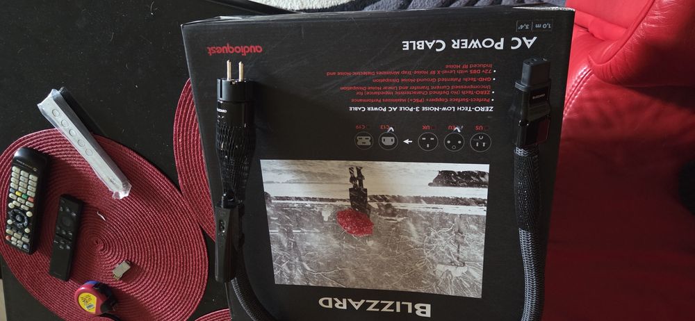 Audioquest blizzard extreme 1м захранващ кабел