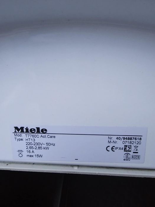 Пералня Ariston  и сушилня Miele